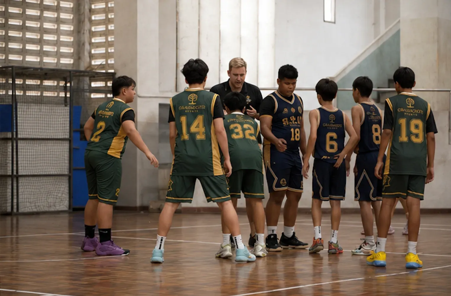 Youth scrimmage session